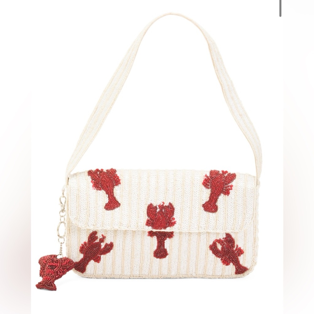 VIRAL Lobster Beaded Bag